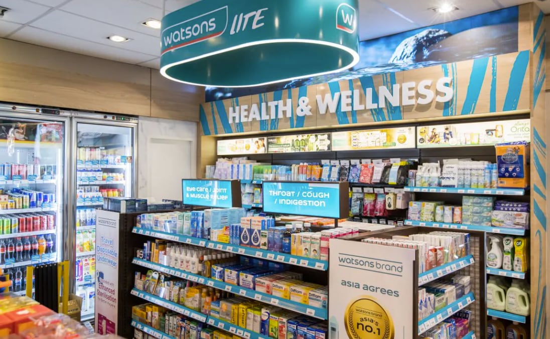 Watsons Lite, which sells supplements, OTC medicines, and daily essentials, can be found in Shell service stations across Singapore.
