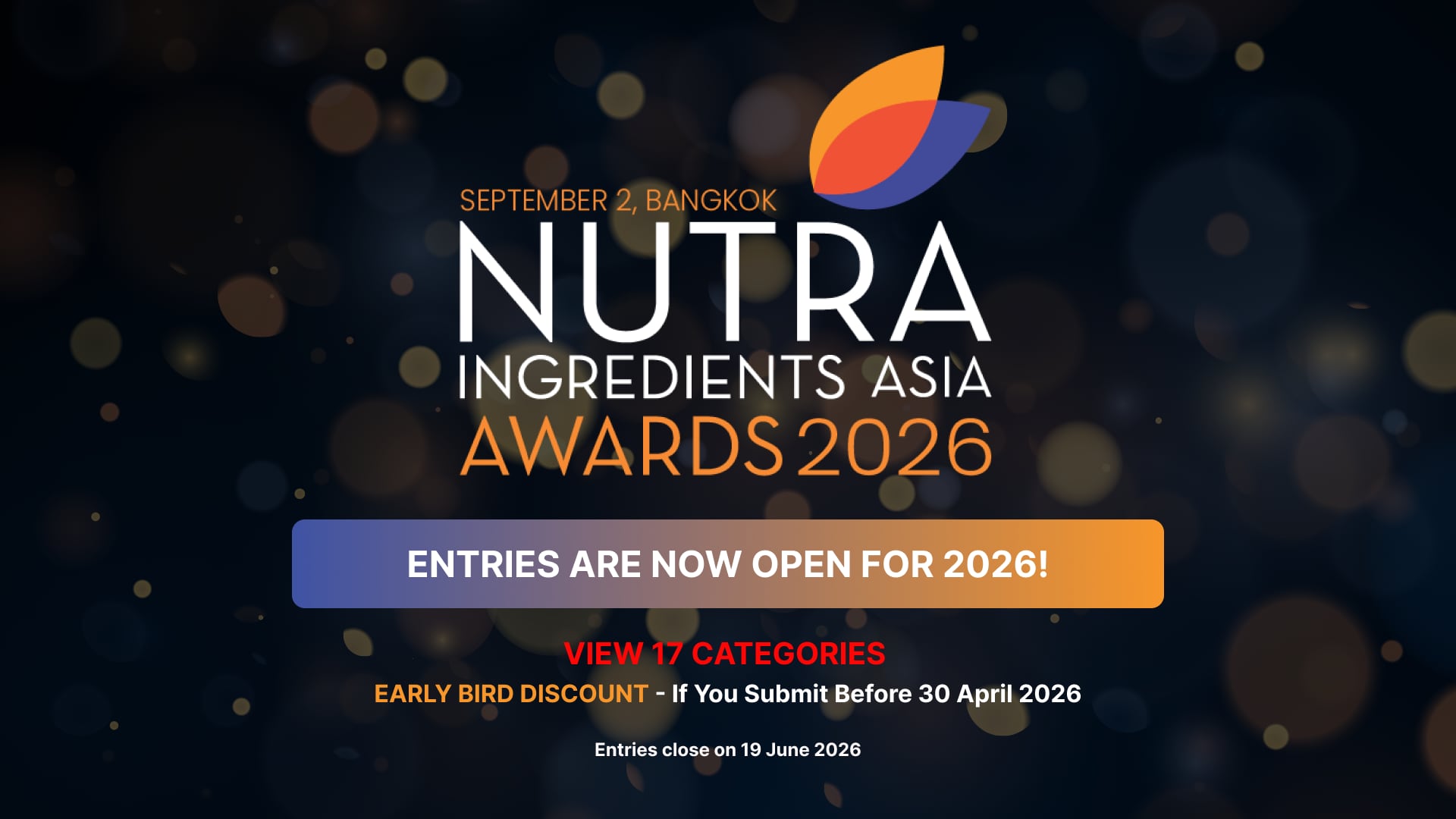 NutraIngredients-Asia Awards 2026 is now open for entry submission until June 19.