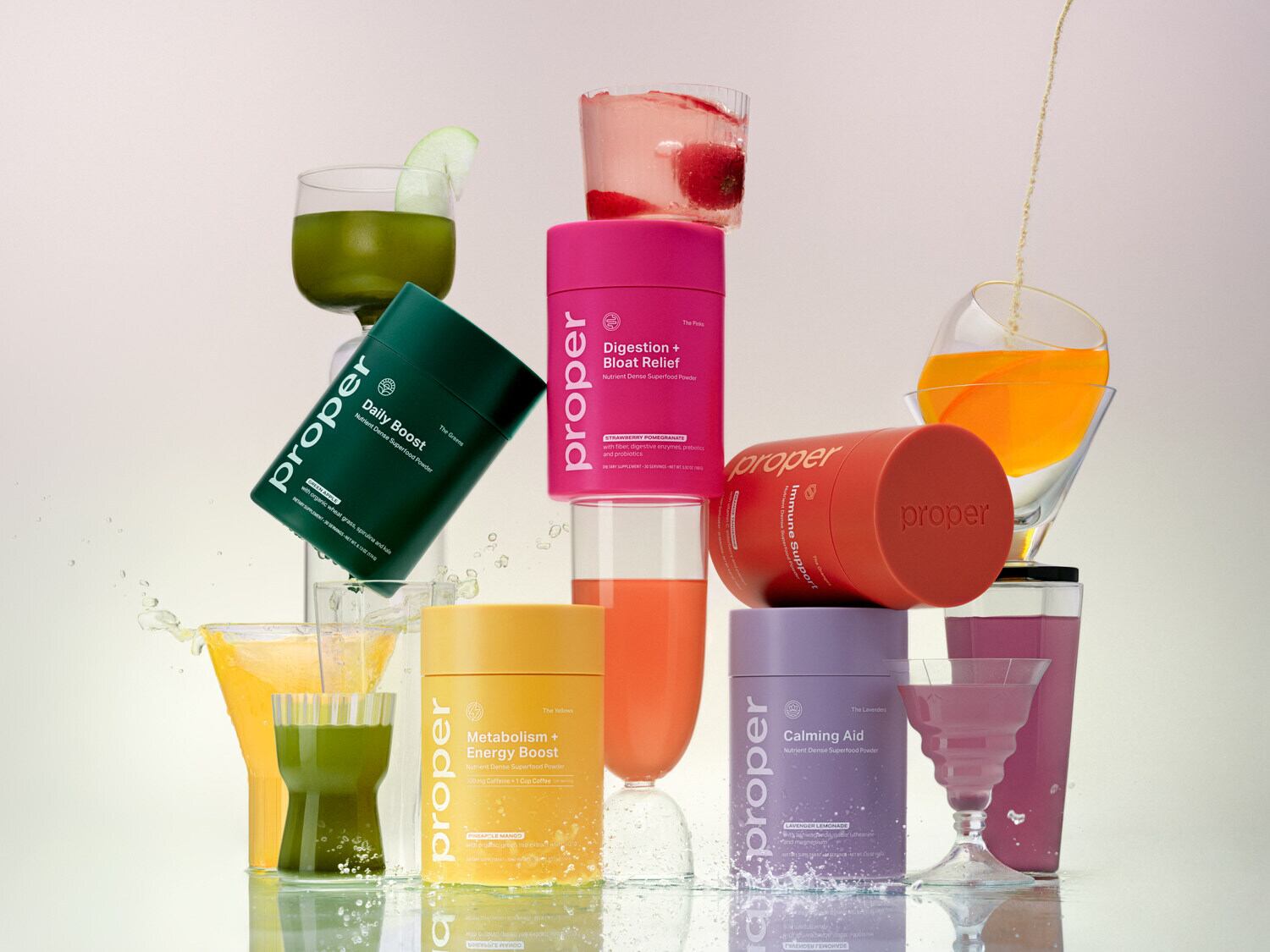 Proper supplements product assortment