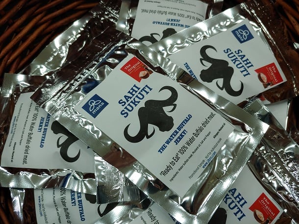 First there was beef jerky, then biltong, now sukuti water buffalo jerky