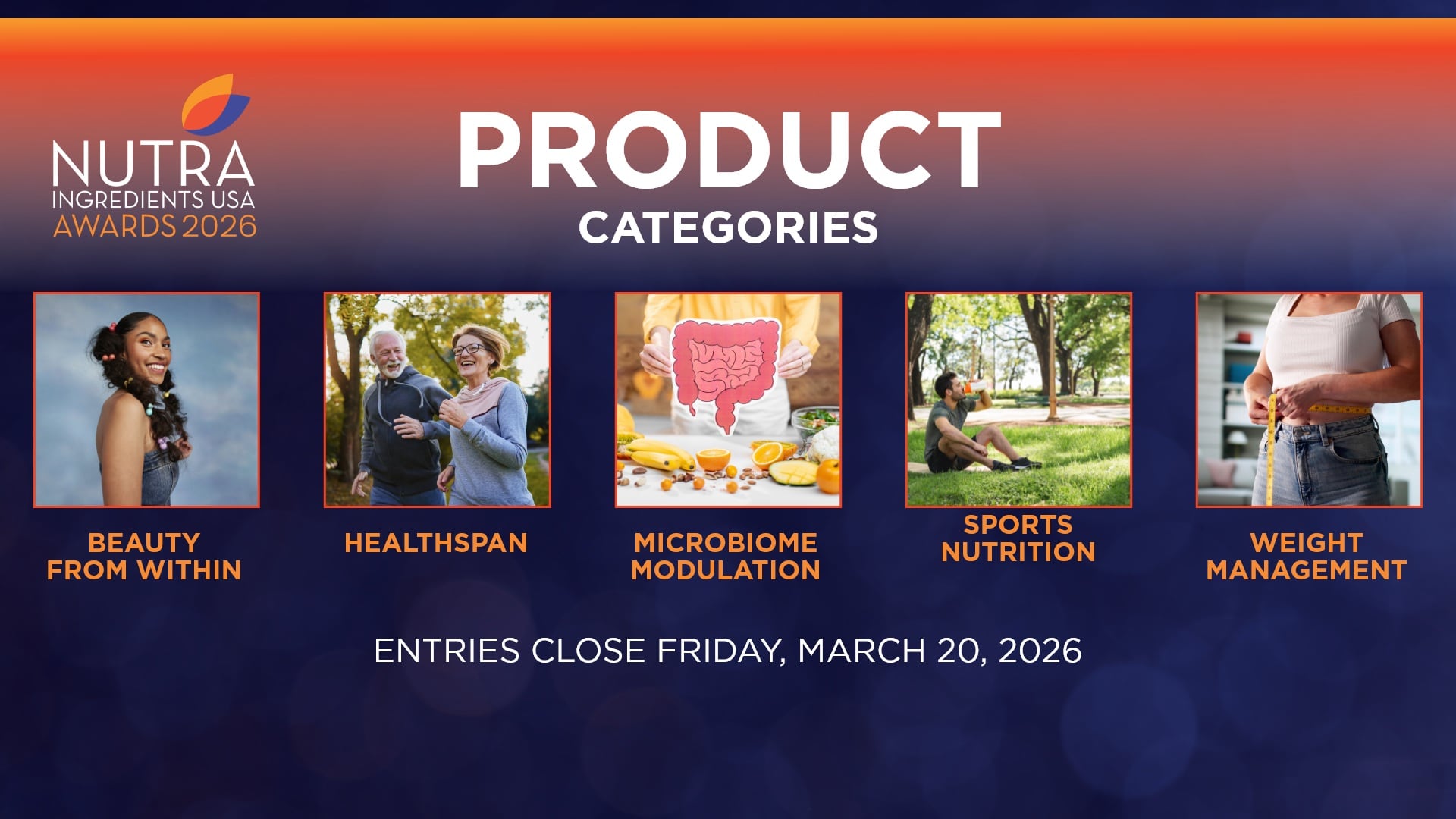 Five product categories offer opportunities for NutraIngredients USA Awards glory