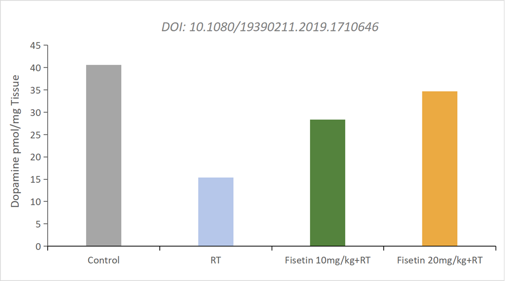Figure 2: Striatal dopamine levels of Parkinson’s disease rats