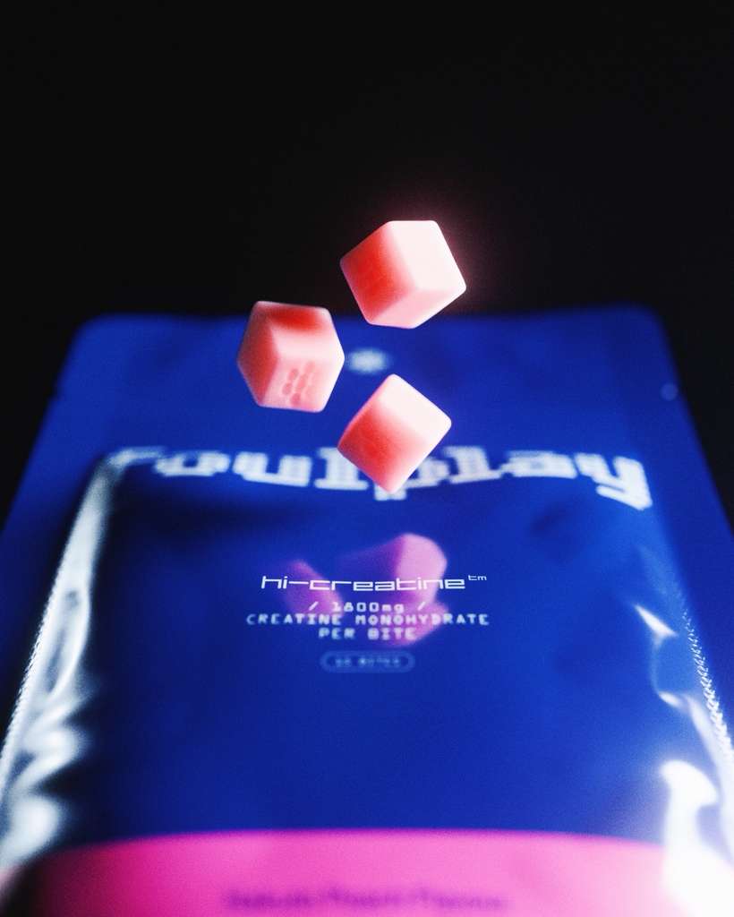 Each FOULPLAY Hi-Creatine Bites contains 1,800mg of creatine monohydrate.