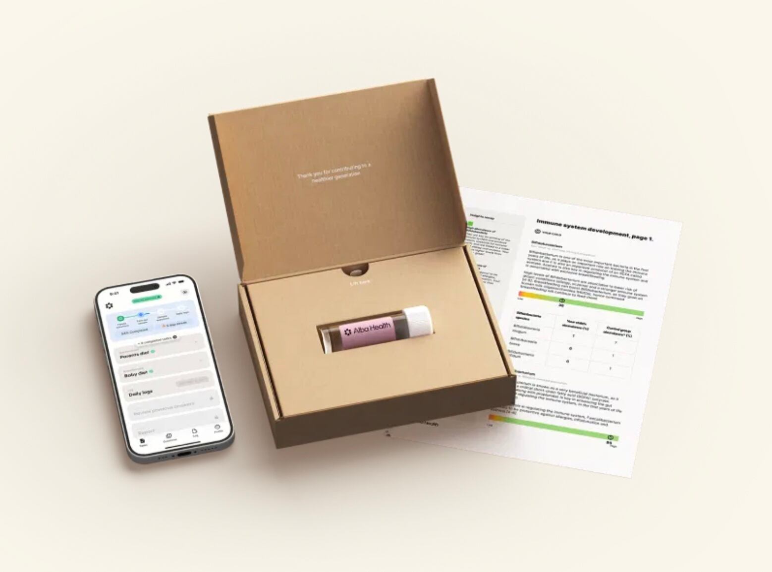 Parents purchase microbiome test kits to improve children's long term health
