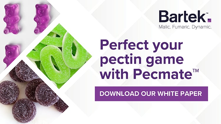Pectin gummies: A new solution for overcoming manufacturing challenges