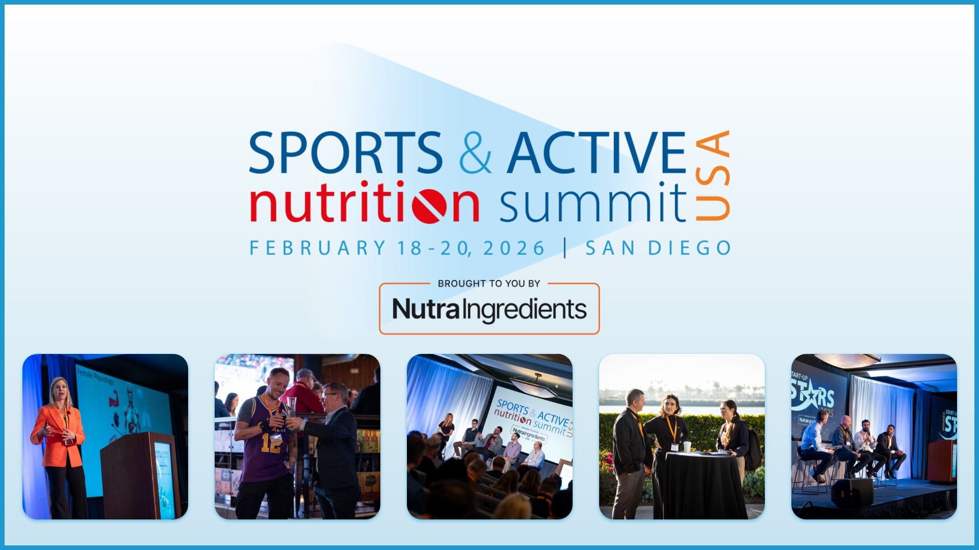 The Sports & Active Nutrition Summit will run February 18-20, 2026