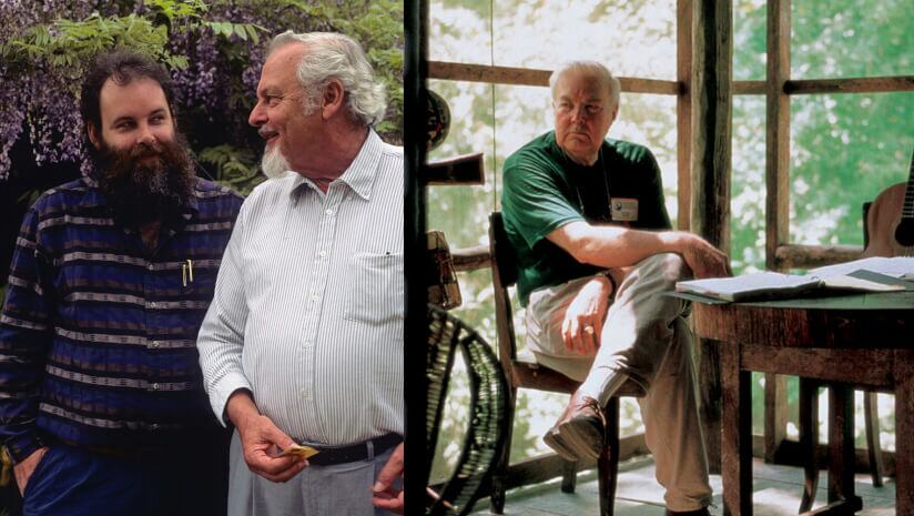 Steven Foster and James Duke (left) and Varro Tyler (right)