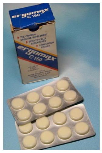 Ergomax C 150 effervescents creatine tablets