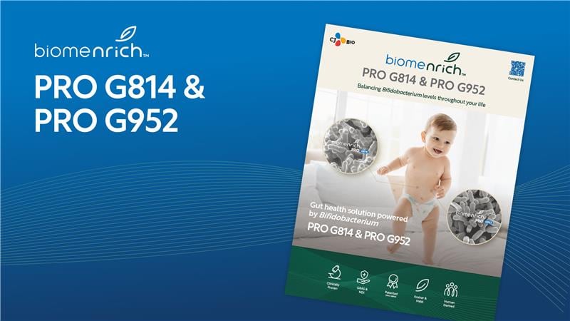 CJ Bio has added two Bifidobacterium strains to its pro- and postbiotic ingredient portfolio trademarked Biomenrich.