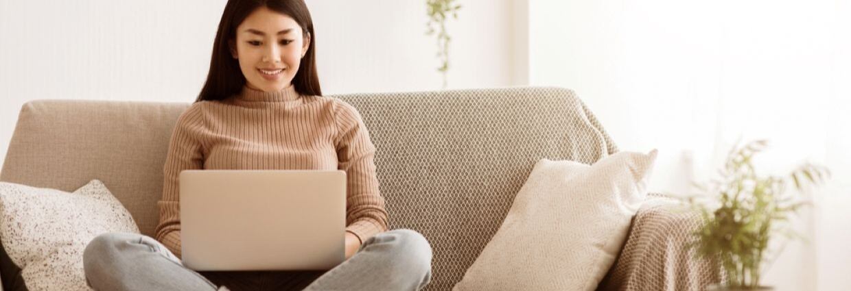 Woman on laptop
