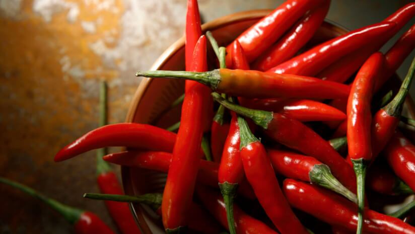 Capsaicinoids are the main bioactive compounds found in chili peppers and have thermogenic, lipolytic and appetite-suppressing effects.