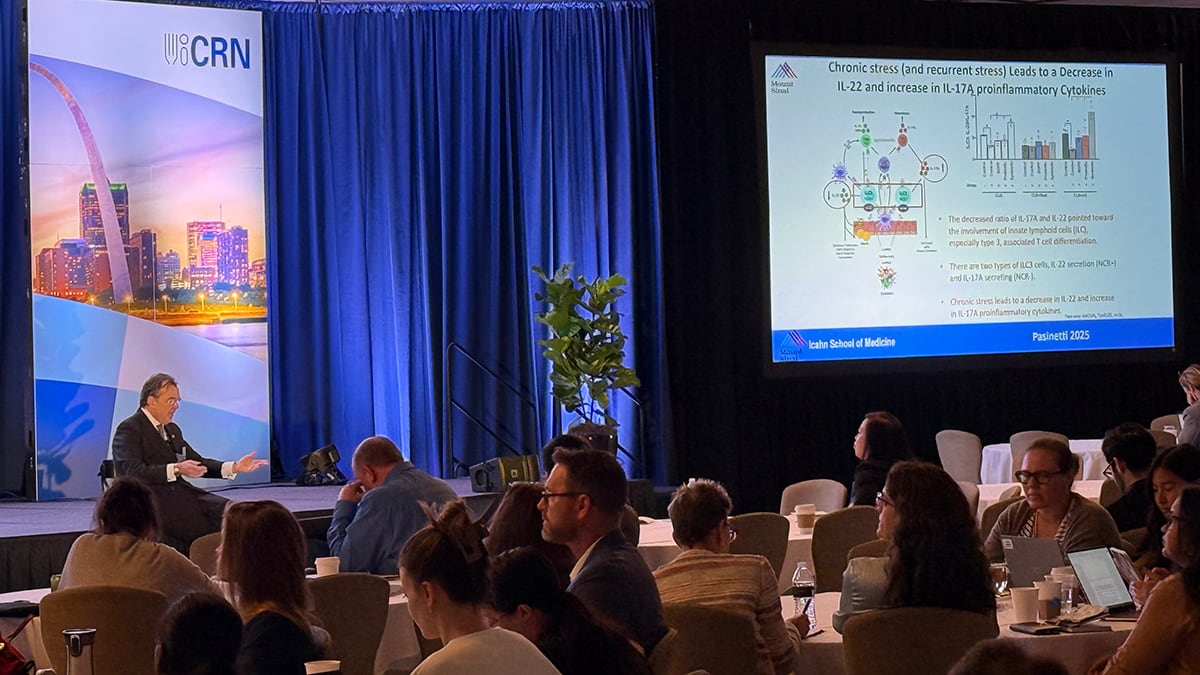 A scene from CRN's Science in Session in 2025, reimagined for 2026 as SciComms Connect to synthesize related communications topics previously covered separately at WellComms. This year's SciComms Connect program will focus on bridging science and marketing to advance women’s vitality.