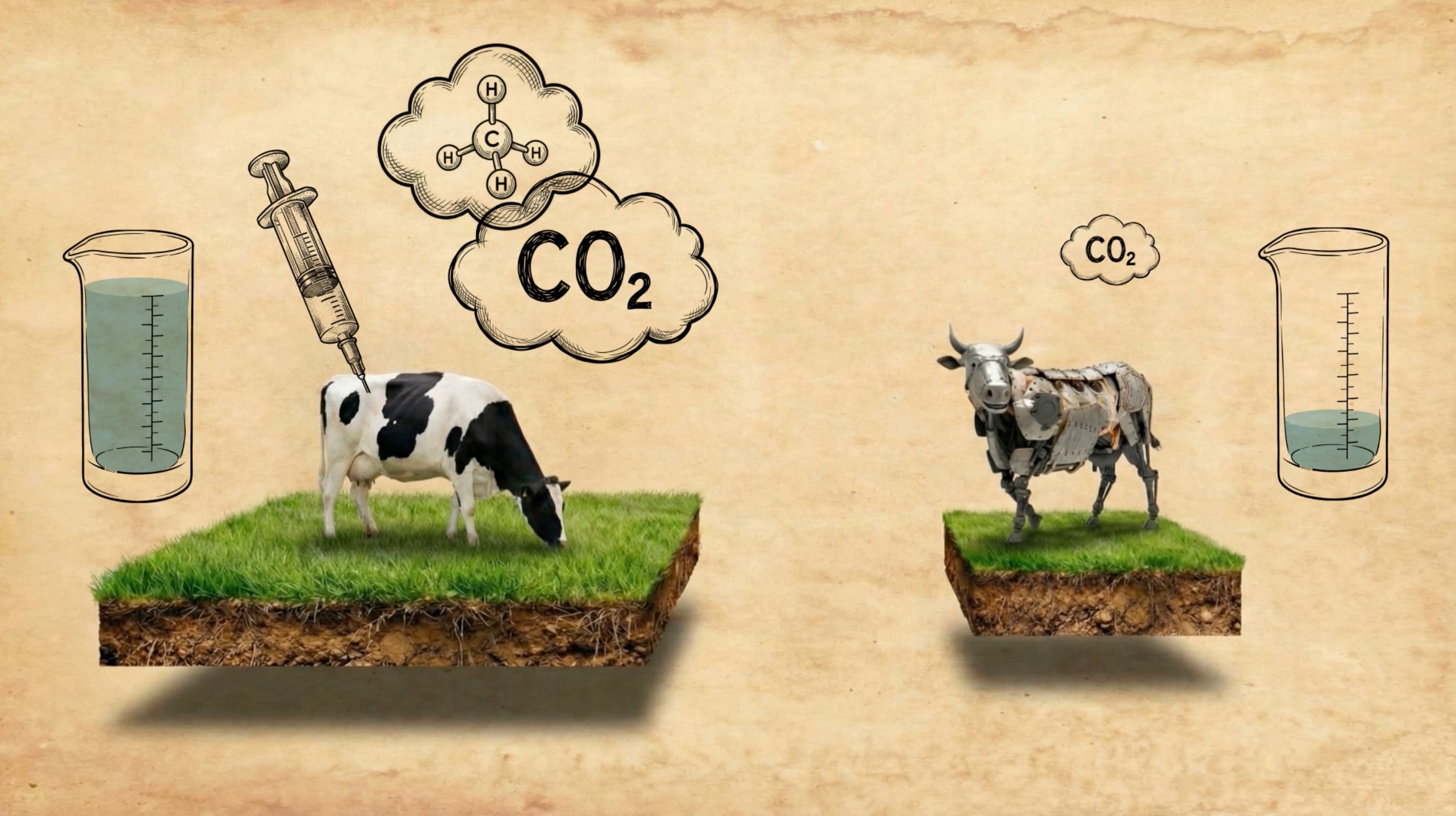 Precision fermentation derived casein cuts land, water and CO2 use.