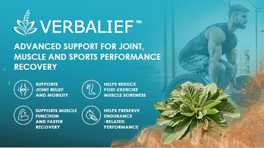 New to Market: VERBALIEF™, Clinically Proven Ingredient for Active & Sport Nutrition
