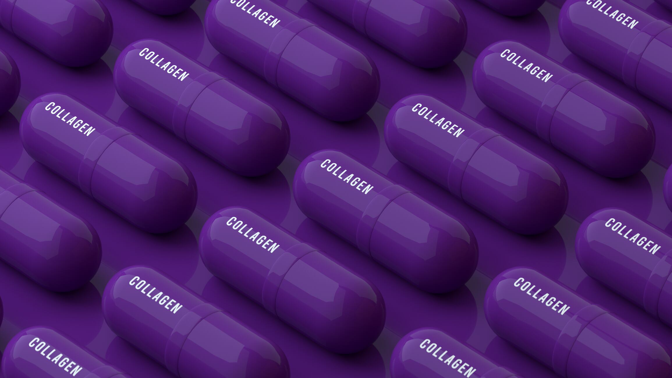 Collagen supplement capsules