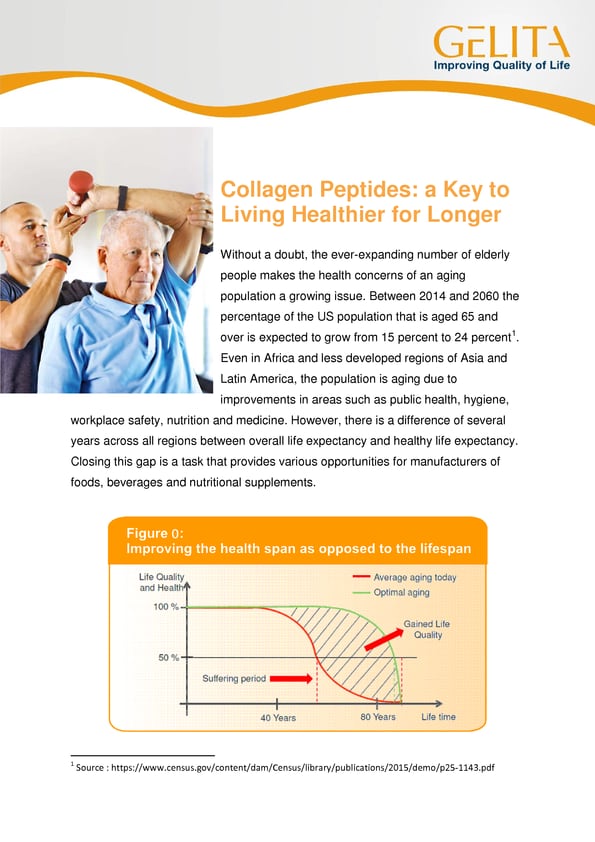 Live Healthier for Longer with Collagen Peptides