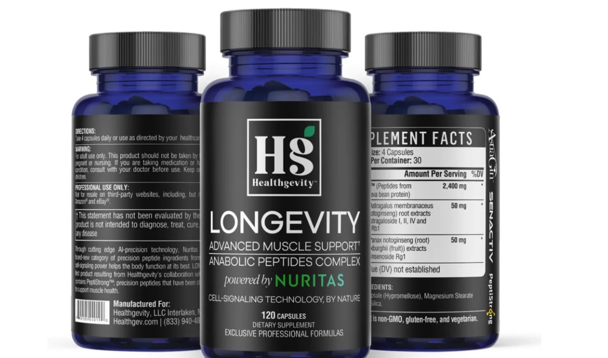 Healthgevity and Nuritas launch next gen anti-aging supplement