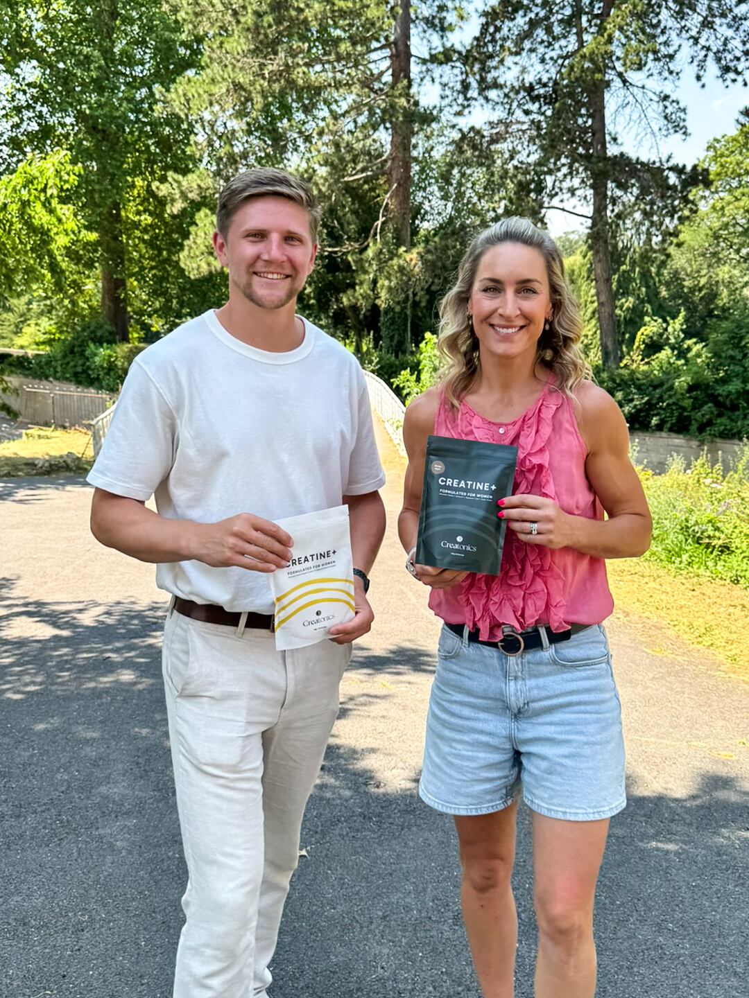 Creatonics founders Chris Curwen and Amy Williams MBE