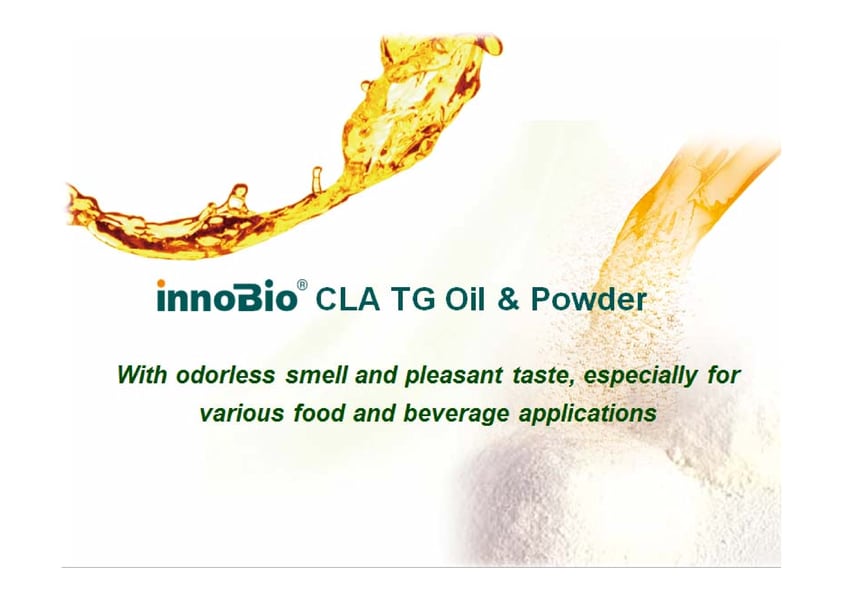 Less is More: Tasteless & Odorless CLA TG