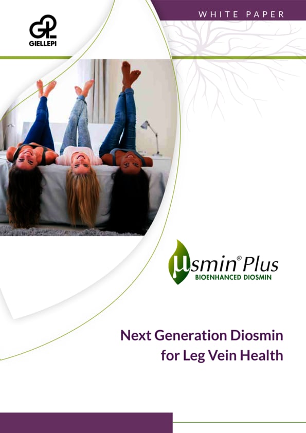 Microsmin Plus white paper, new diosmin for leg vein health