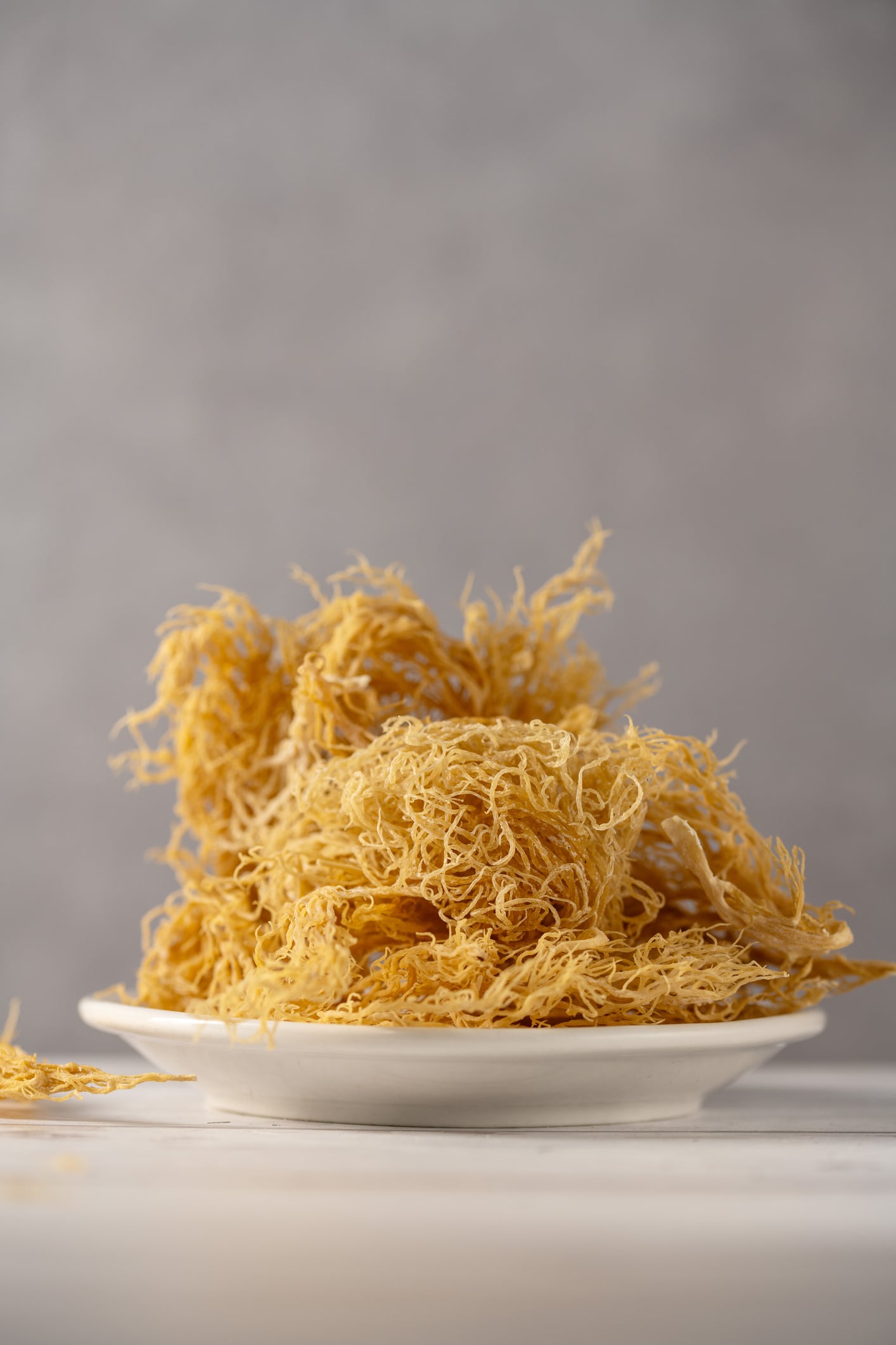 Dried sea moss, used as food supplement.