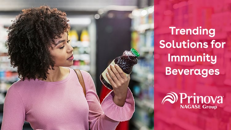 Trending solutions for immunity beverages