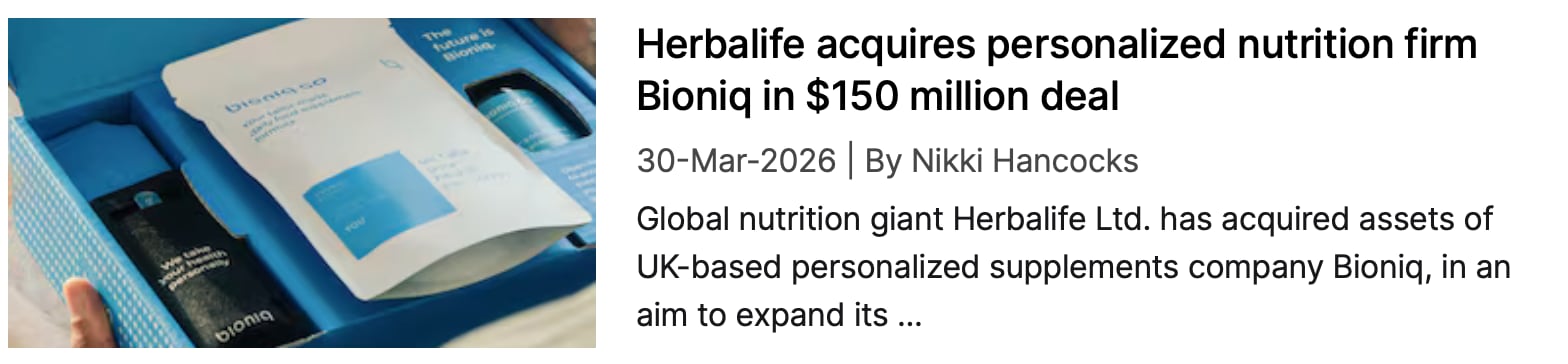 Herbalife & Bioniq