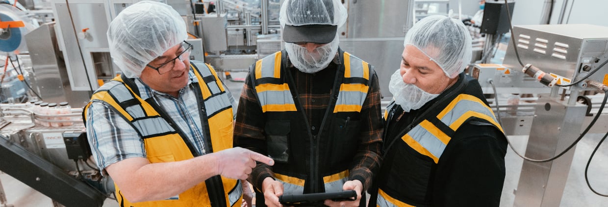 Redzone factory workers