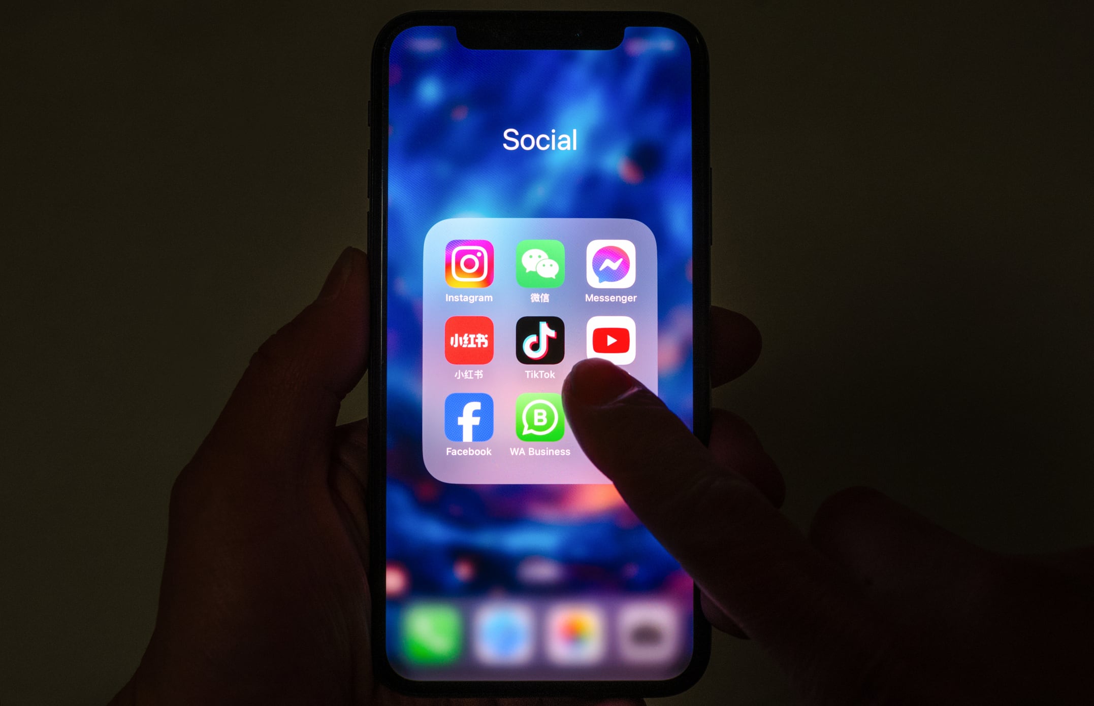 Social Application Tiktok Instagram Facebook Xiaohongshu Youtube Wechat Instagram