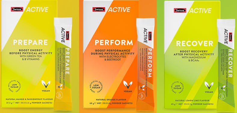 Active approach: Swisse debuts three-stage sports nutrition for everyday consumers