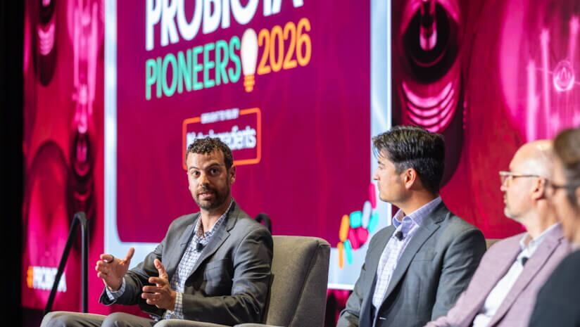 (From left to right) 2026 Probiota Pioneers Justin Whiteley of Kioga, Jonathan Krive of Holobiome and Brett Newswanger