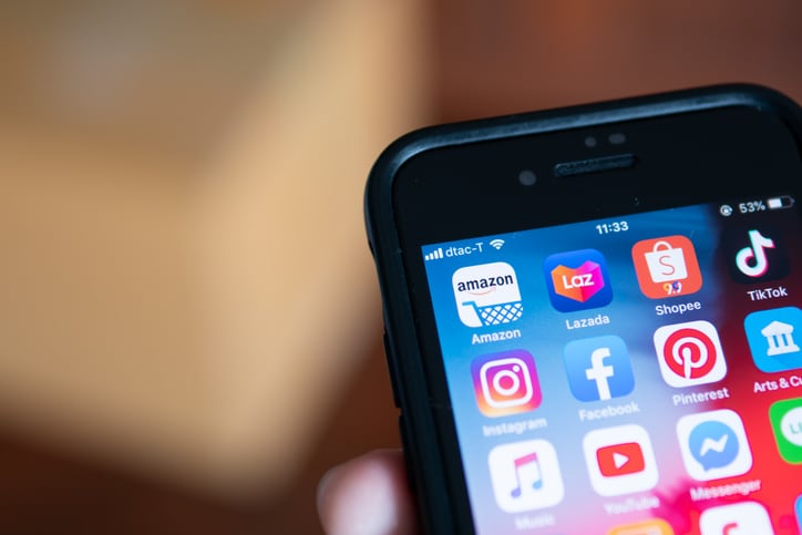 TikTok is one of the popular social-commerce mobile applications in Thailand.