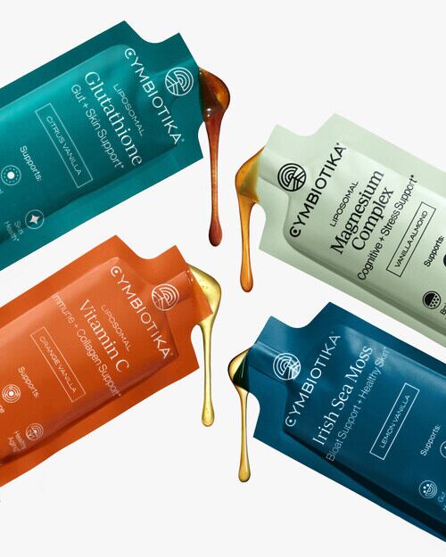 Cymbiotika sells Liposomal Glutathione, Liposomal Vitamin C, Liposomal Magnesium Complex and Irish Sea Moss.