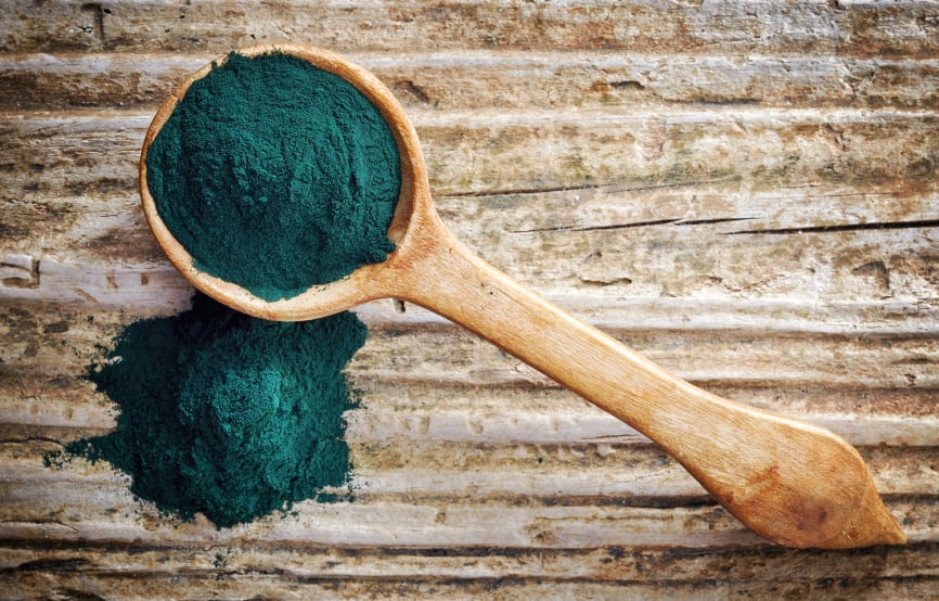 Colour and scent controlled chlorella created for supercharged food and drink