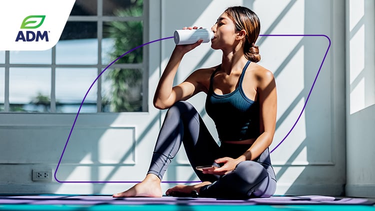 Sweetening solution for active nutrition