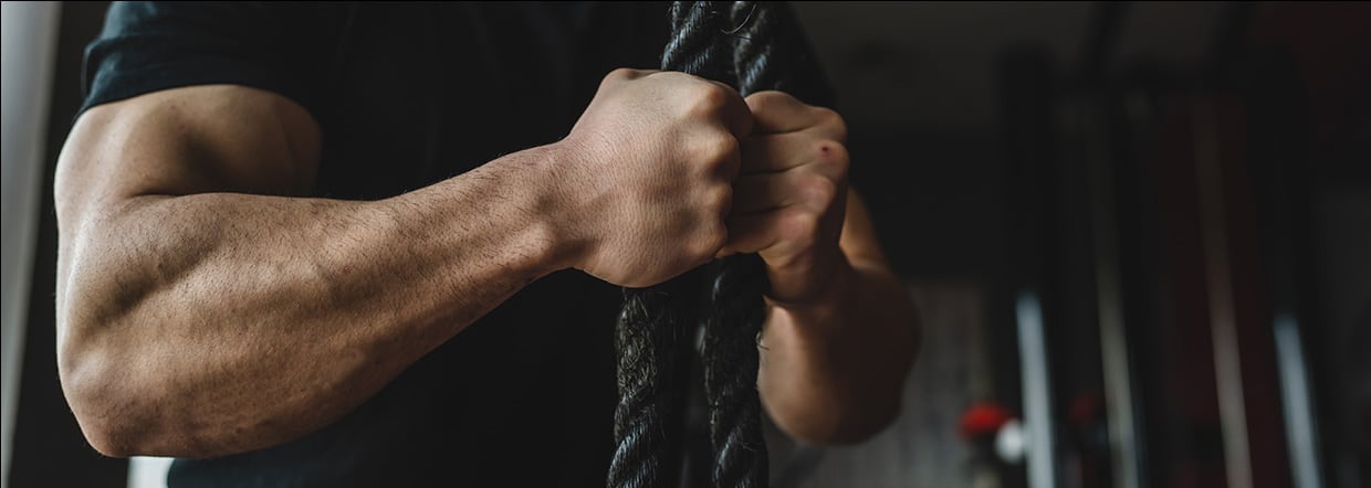 PROMOTIONAL FEATURE USE ONLY GeneChem man exercising