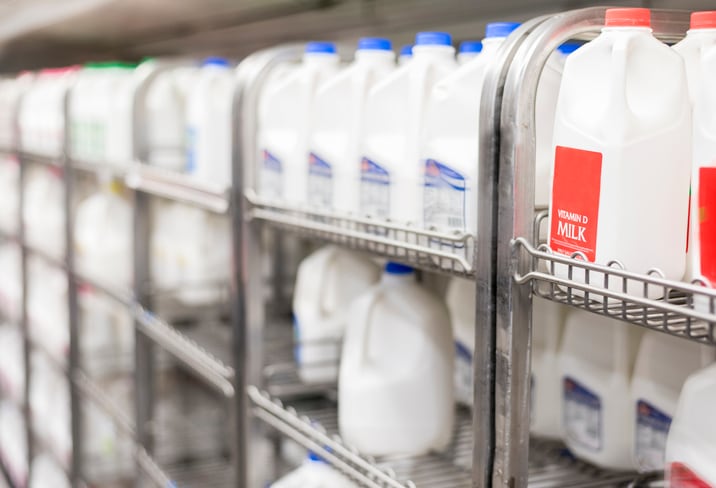 Light exposure can deplete half the nutrients in milk without protection