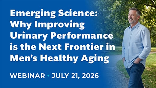 Emerging Science: Why Improving Urinary Performance is the Next Frontier in Men’s Healthy Aging