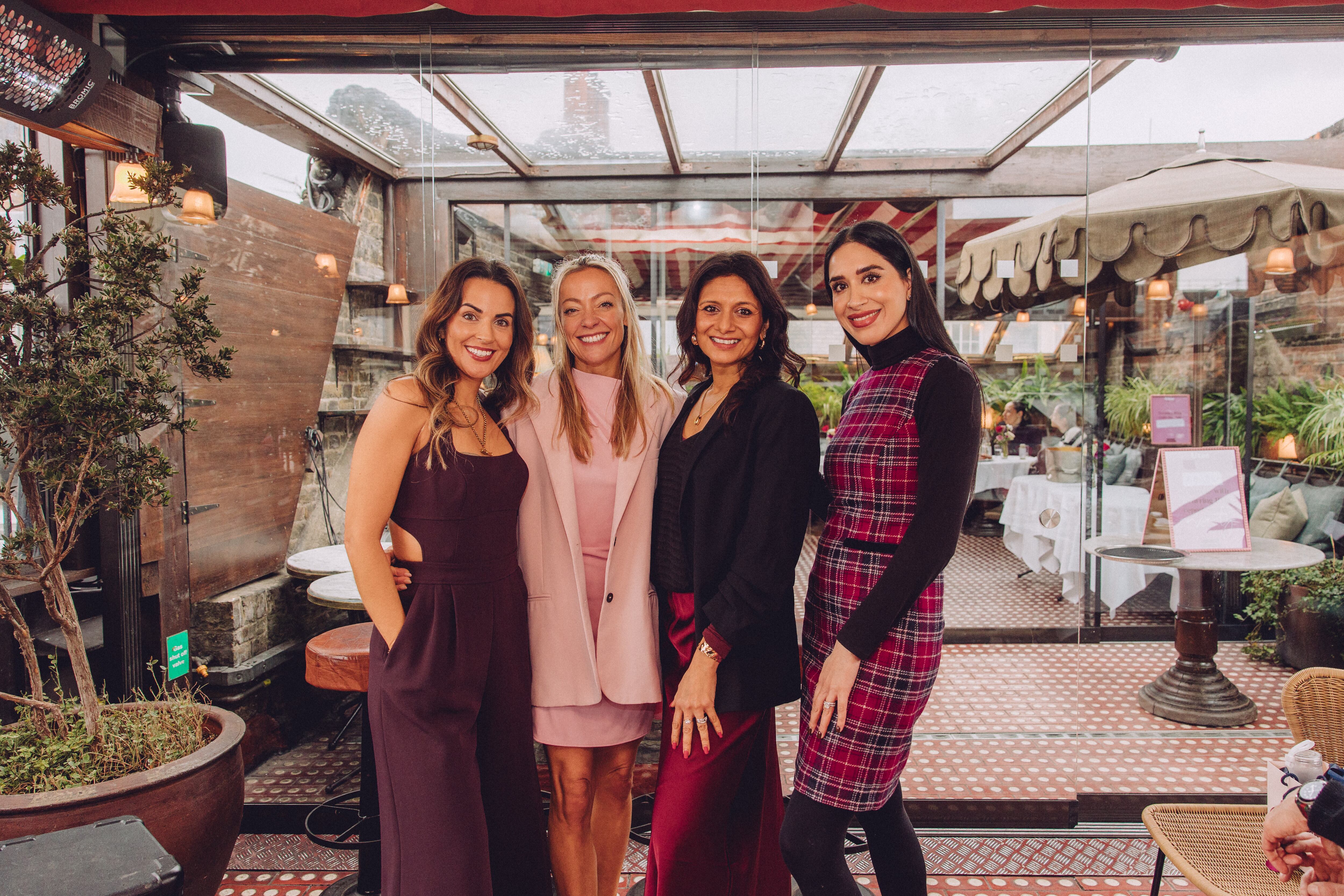 From left: Extracted co-founder Toni Waterfall-Chapman, broadcaster Cherry Healey, Dr Anisha Patel and Dr Raj Arora.