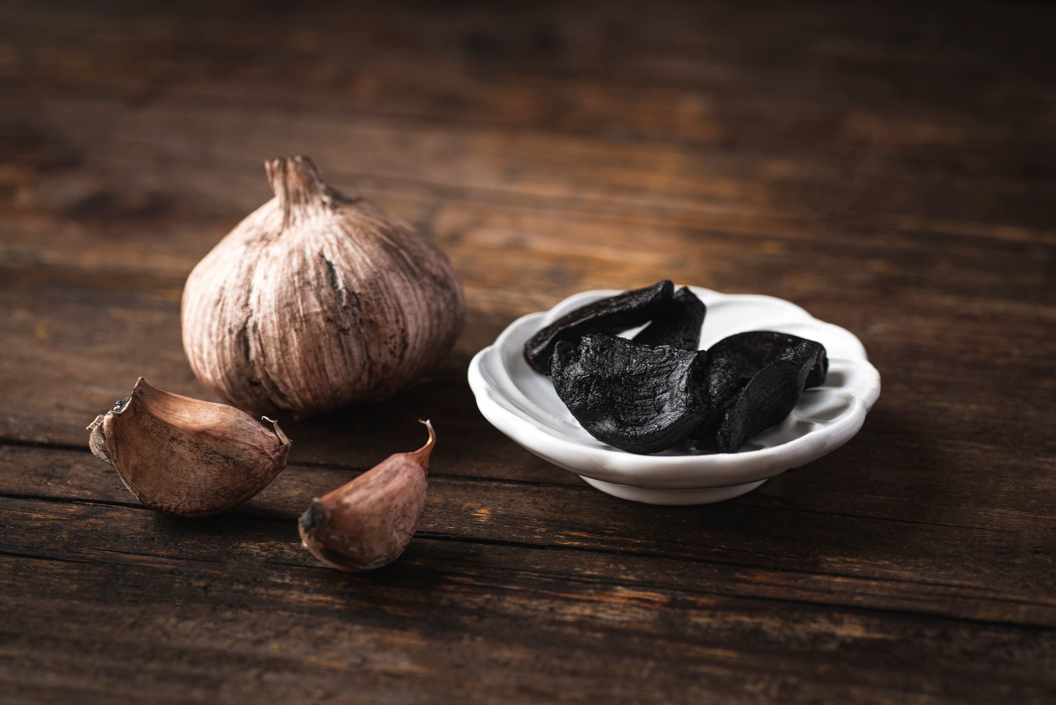 Aged black garlic is rich in S-allyl-L-cysteine (SAC), an organosulfur compound linked to many of its health benefits