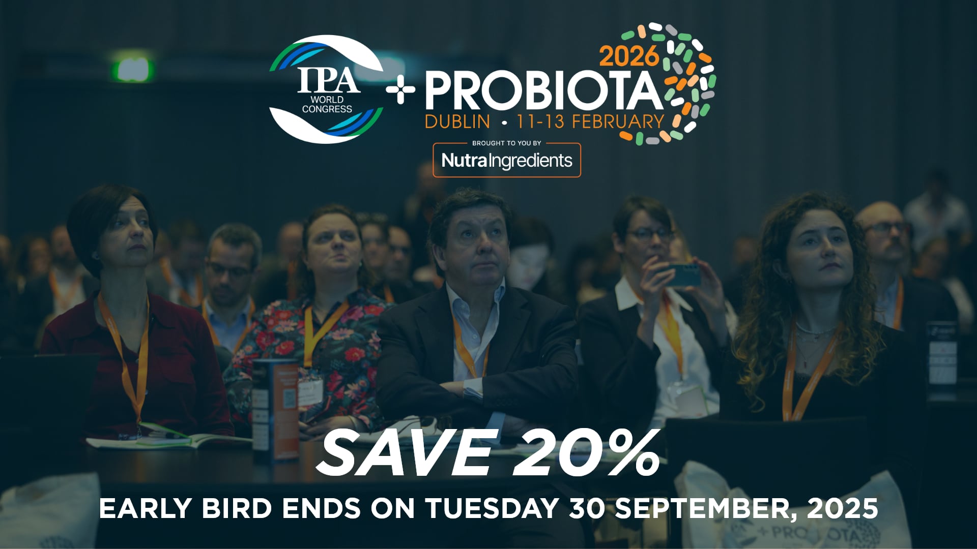 Probiota 2026 Early Bird discount deadline