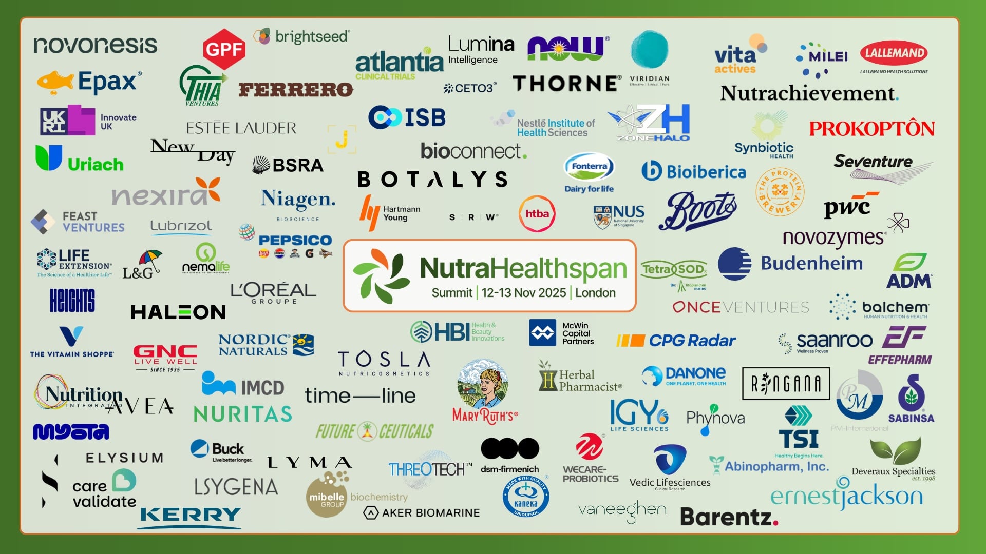 The inaugural Nutra Healthspan Summit will take place at the Park Plaza Victoria London on the Nov. 12 and 13, 2025.