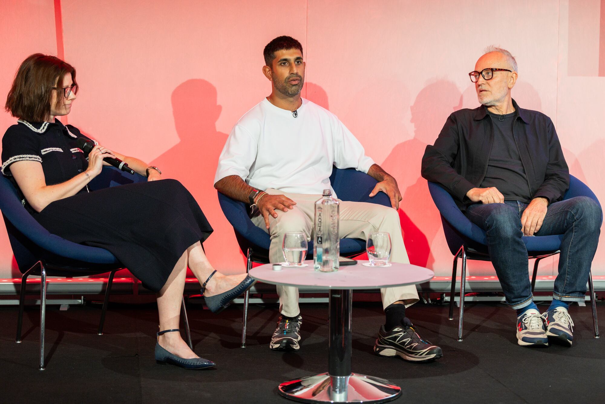 (L to R) Rachel Chatterton of Holland & Barrett, Neil Mistry of MyProtein and Leo Campbell of Modern Baker.