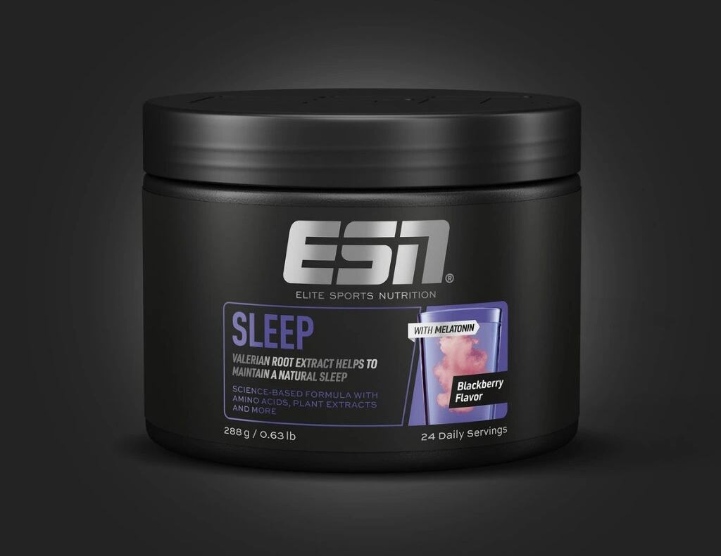 ESN Sleep is a night-time formula comprised of valerian root, passionflower extract and a complex of vitamins and minerals.
