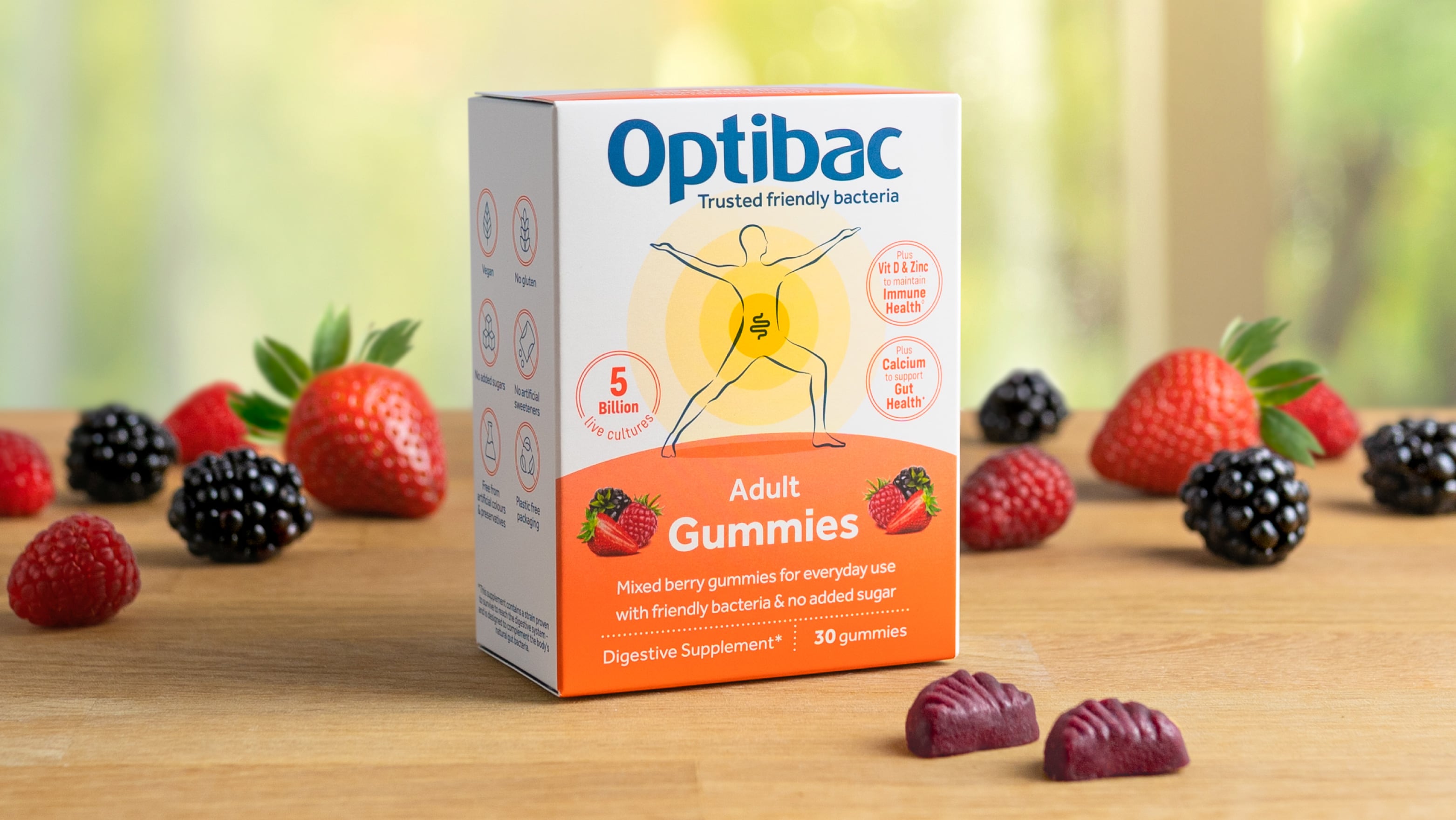 Optibac Probiotics launches vegan gummies for adults