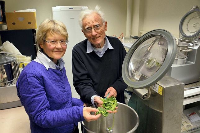 Professors Charlotte Erlanson-Albertsson and Per-Åke Albertsson, inventors of Appethyl