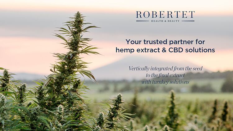 Robertet, hemp extracts and CBD solutions