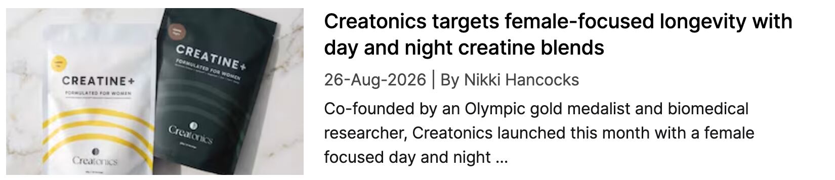 Creatonics NI coverage