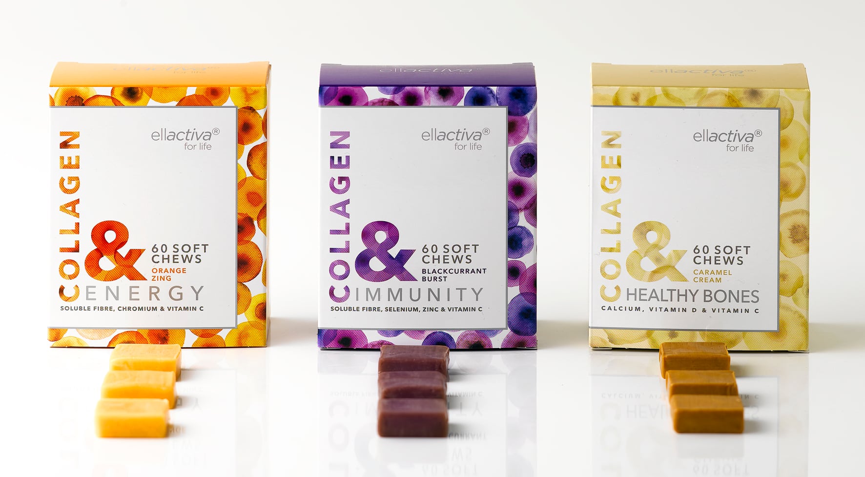 Multi-nutrient collagen soft chew health claims go beyond skin deep