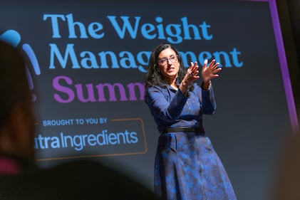 During her presentation, "State of the Market and Opportunities", Sherry Frey, vice president of total wellness at NielsenIQ, spotlighted the powerful shifts reshaping health and wellness, noting that “about 90% of searches on Amazon are unbranded,” as consumers increasingly shop by need state rather than brand. She emphasized that TikTok is definitely becoming a major player across health and beauty, reflecting a broader evolution in discovery and engagement. Frey also highlighted the convergence of food and supplementation as shoppers become more fluid in how they solve for wellness—amid what she described as “the shift away from using vitamins and supplements, the shift toward prescriptions”—driven in part by the rapid rise of GLP-1s.